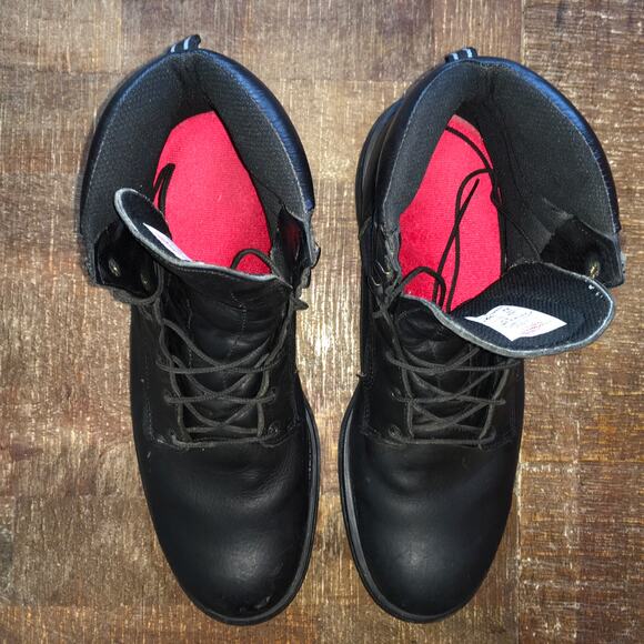 Red Wing Shoes 923 EH Soft Toe 6" Work Boot Mens Size 15 Black Leather Dynaforce - Picture 9 of 12